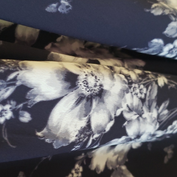 Gal Meets Glam Vienna Floral Midi Tie Dress size 0 NWT - Picture 8 of 12